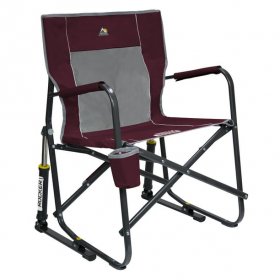 GCI Outdoor Freestyle Rocker, Maroon, Adult Chair