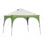 Coleman 10' x 10' Outdoor Canopy Sun Shelter Tent with Instant Setup, Green