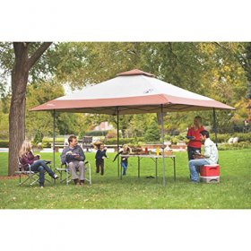 Coleman Canopy Tent | 13 x 13 Sun Shelter with Instant Setup, Khaki