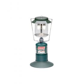 Coleman Two Mantle Compact Propane Gas Lantern for Outdoor Use