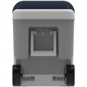 Igloo (#34687) MaxCold Roller Cooler, Ash Gray/Aegean Sea - 40 Qt. (56 cans)