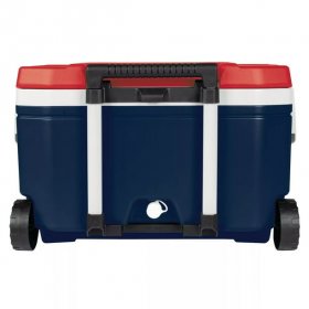 Igloo 60-Quart Rolling Ice Chest Cooler - Texas Edition