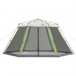 Coleman Screen House Canopy Sun Shelter Tent with Instant Setup, 1 Room, Green