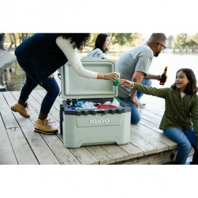 Igloo Overland 52 Qt Ice Chest Cooler, Slate Stone