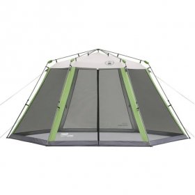 Coleman Screen House Canopy Sun Shelter Tent with Instant Setup, 1 Room, Green