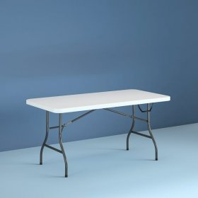 Cosco 6 Foot Folding Table In White Speckle