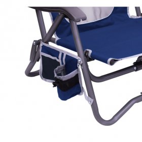 GCI Outdoor Bi-Fold Slim Event Chair, Royal Blue, Adult Chair