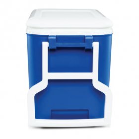 Igloo 38 Qt Wheelie Cool Rolling Ice Chest Cooler, Blue