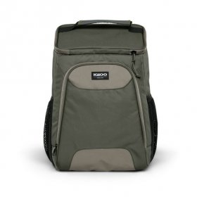 Igloo 24 Can Topgrip Soft Sided Cooler Backpack, Green